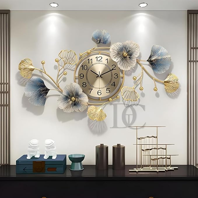 Metal wall clock