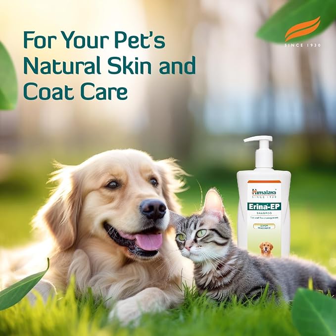 Himalaya Erina Ep Shampoo for Dogs and Cats: The Ultimate Pet Shampoo for Healthy Skin & Coat