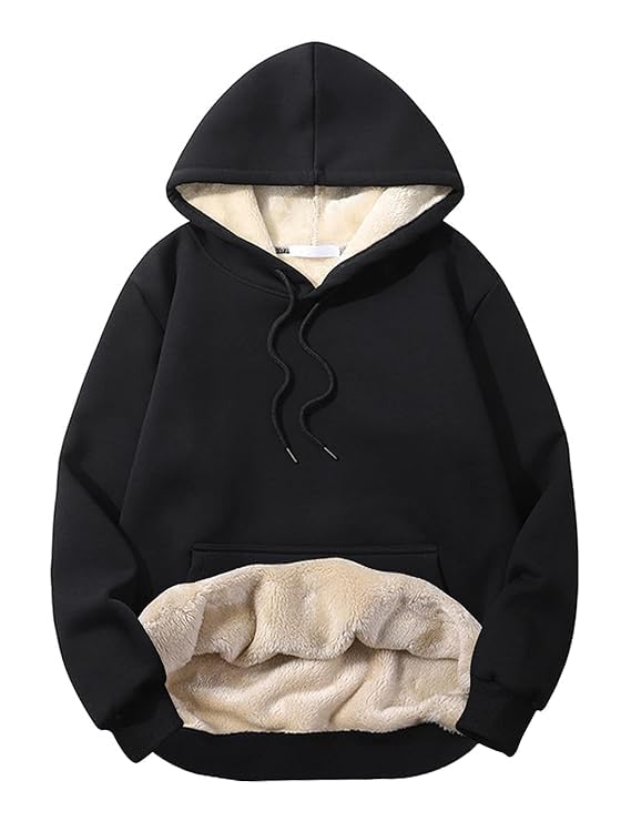 Stay Cozy and Stylish: BLACKSTEP Women’s Fleece Sherpa Fur Lined Hoodie